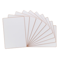 Classmates Rigid Whiteboards - Magnetic - A4 Plain - pack of 10